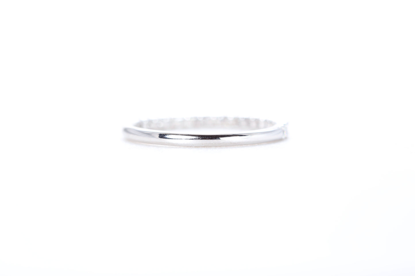 Micro Pavé 1/3 Carat Diamond Ring in 18K White Gold