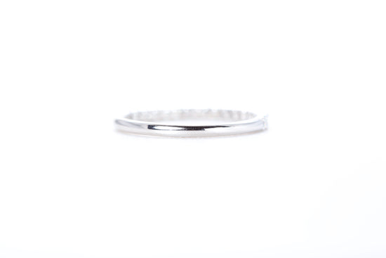 Micro Pavé 1/3 Carat Diamond Ring in 18K White Gold