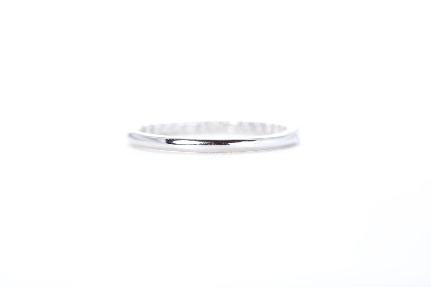 Micro Pavé 1/3 Carat Diamond Ring in 18K White Gold