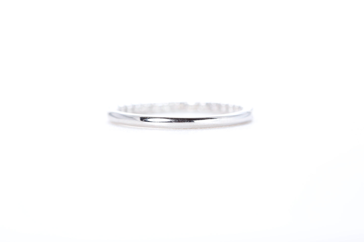 Micro Pavé 1/3 Carat Diamond Ring in 18K White Gold