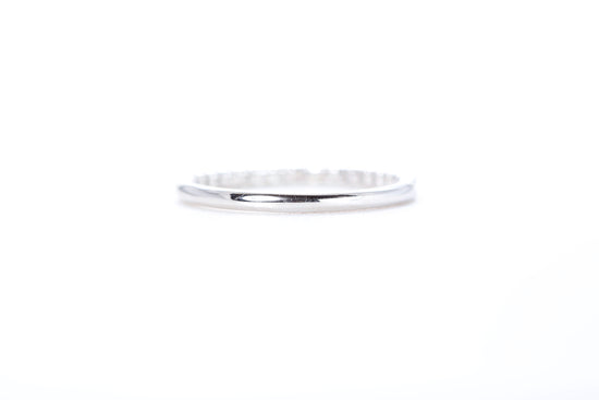 Micro Pavé 1/3 Carat Diamond Ring in 18K White Gold