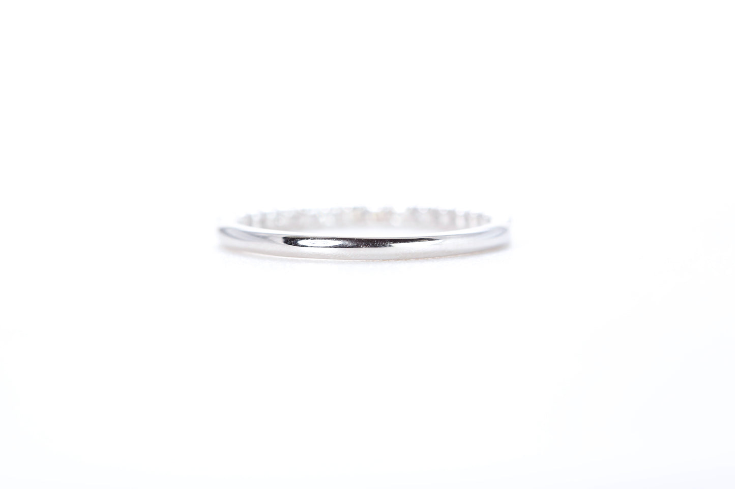 Micro Pavé 1/3 Carat Diamond Ring in 18K White Gold