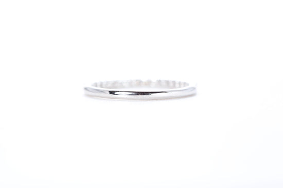 Micro Pavé 1/3 Carat Diamond Ring in 18K White Gold