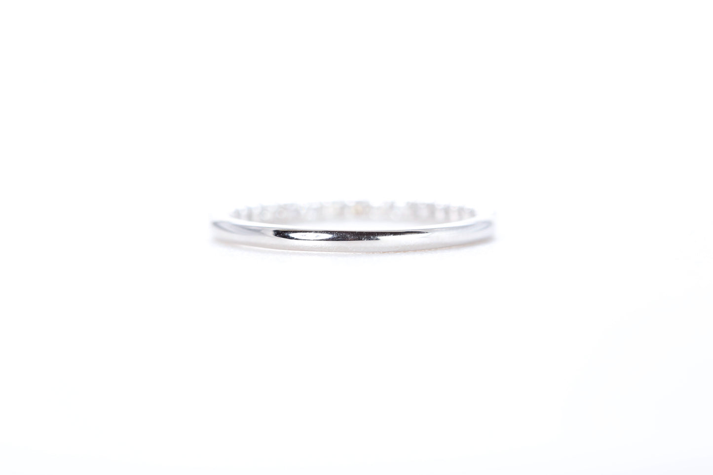 Micro Pavé 1/3 Carat Diamond Ring in 18K White Gold