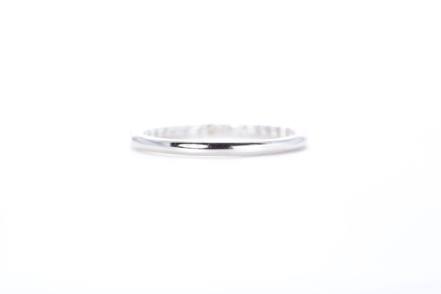 Micro Pavé 1/3 Carat Diamond Ring in 18K White Gold