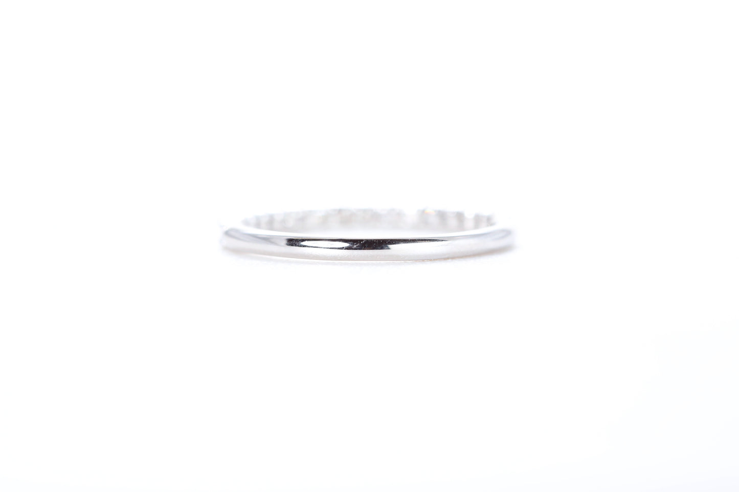 Micro Pavé 1/3 Carat Diamond Ring in 18K White Gold