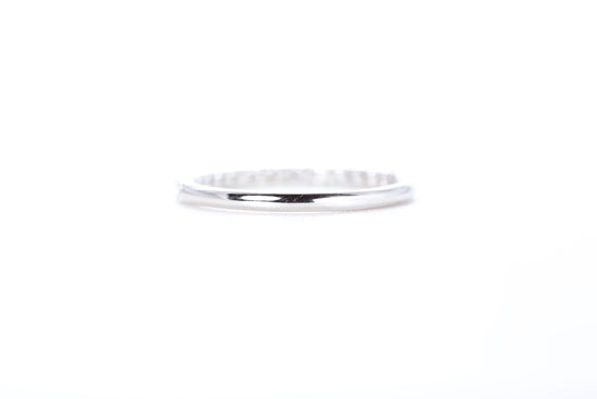 Micro Pavé 1/3 Carat Diamond Ring in 18K White Gold