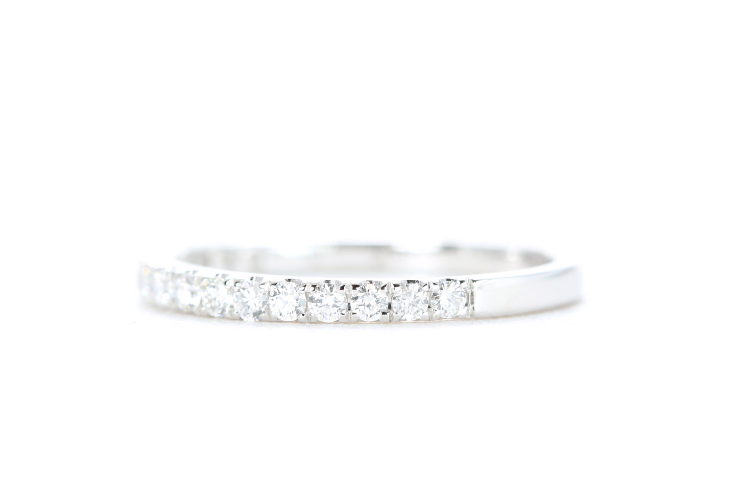 Load image into Gallery viewer, Micro Pavé Diamond Ring 1/3 Carat in White Gold
