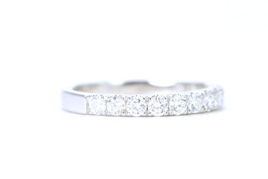 Micro Pavé 3/4 Carat Diamond Ring in 14K White Gold