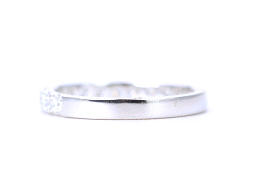 Micro Pavé 3/4 Carat Diamond Ring in 14K White Gold