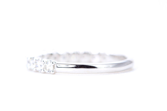 Micro Pavé 3/4 Carat Diamond Ring in 14K White Gold