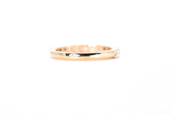 Micro Pavé 3/4 Carat Diamond Ring in 18K Rose Gold