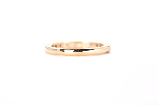 Micro Pavé 3/4 Carat Diamond Ring in 18K Rose Gold