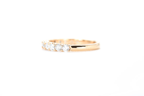 Micro Pavé 3/4 Carat Diamond Ring in 18K Rose Gold