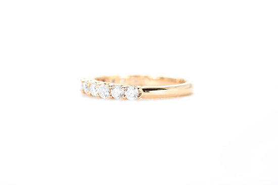 Micro Pavé 3/4 Carat Diamond Ring in 18K Rose Gold