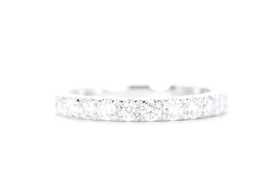 Load image into Gallery viewer, Micro Pavé Diamond Ring 3/4 Carat in White Gold
