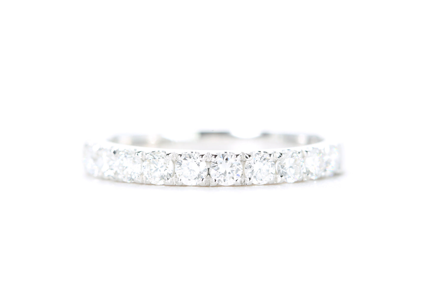 Load image into Gallery viewer, Micro Pavé Diamond Ring 3/4 Carat in White Gold
