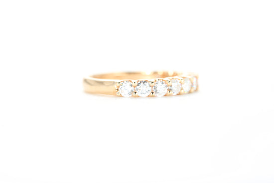 Micro Pavé One Carat Diamond Ring in 18K Rose Gold