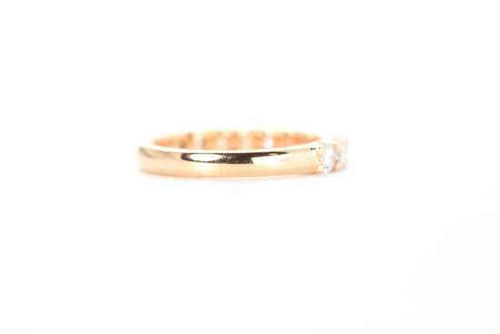 Micro Pavé One Carat Diamond Ring in 18K Rose Gold