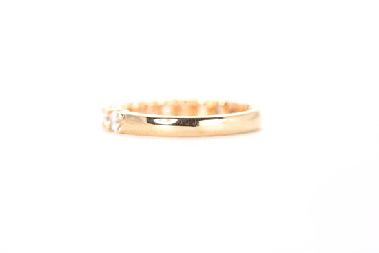 Micro Pavé One Carat Diamond Ring in 18K Rose Gold