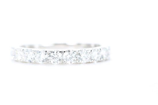 Micro Pavé Diamond Ring One Carat in White Gold