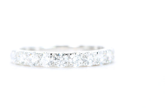 Micro Pavé Diamond Ring One Carat in White Gold