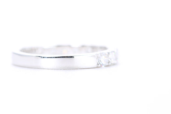 Micro Pavé Diamond Ring One Carat in White Gold