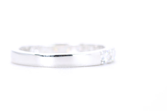 Micro Pavé Diamond Ring One Carat in White Gold
