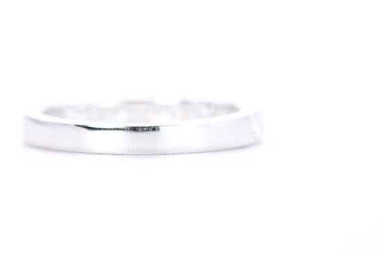 Micro Pavé Diamond Ring One Carat in White Gold