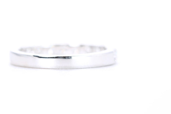 Micro Pavé Diamond Ring One Carat in White Gold