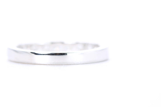Micro Pavé Diamond Ring One Carat in White Gold