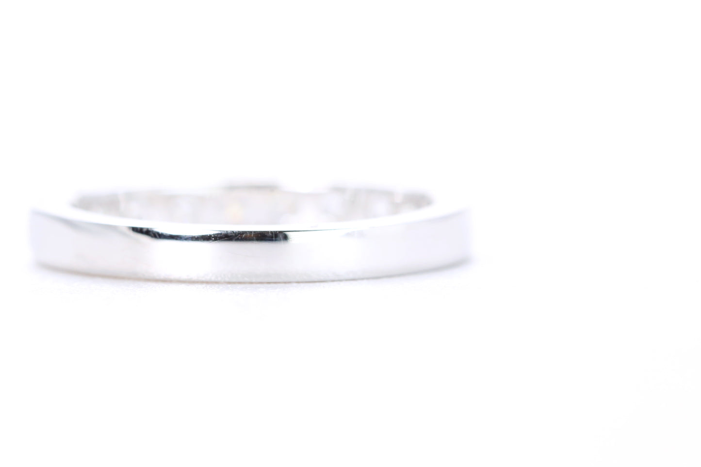 Micro Pavé Diamond Ring One Carat in White Gold