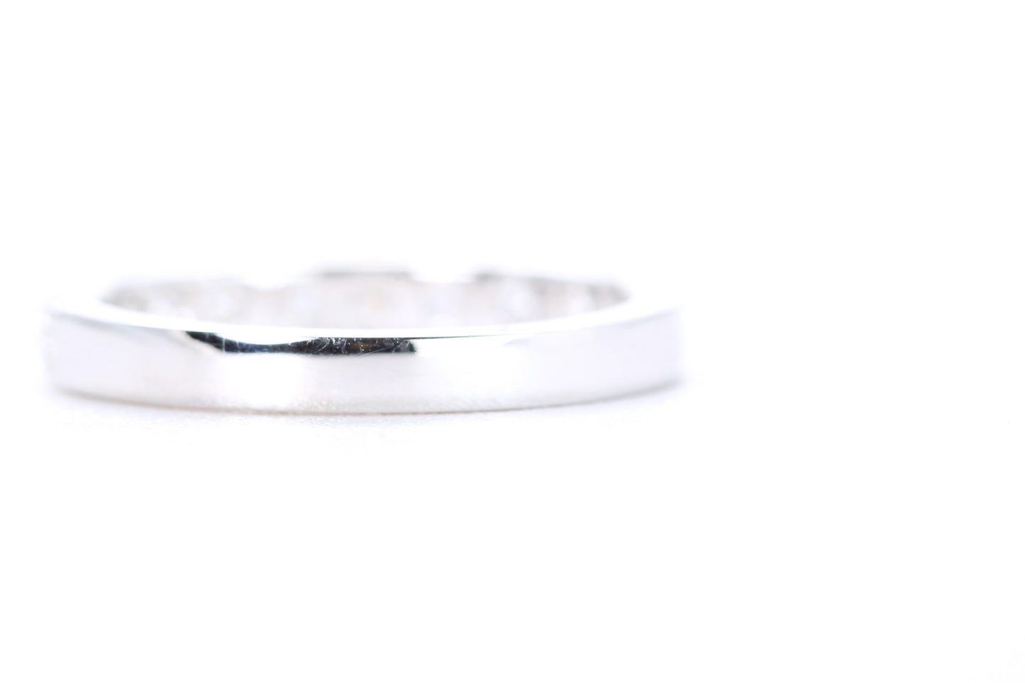 Micro Pavé Diamond Ring One Carat in White Gold