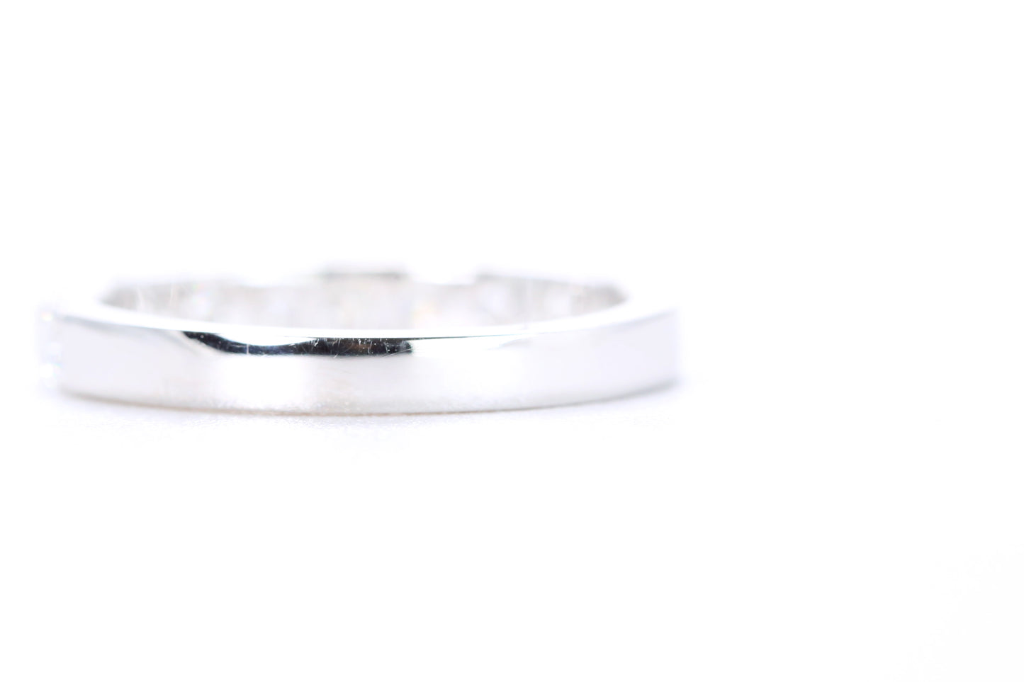 Micro Pavé Diamond Ring One Carat in White Gold