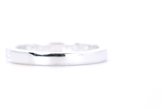 Micro Pavé Diamond Ring One Carat in White Gold