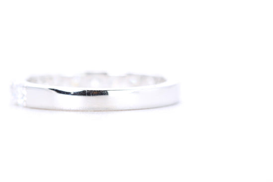 Micro Pavé Diamond Ring One Carat in White Gold
