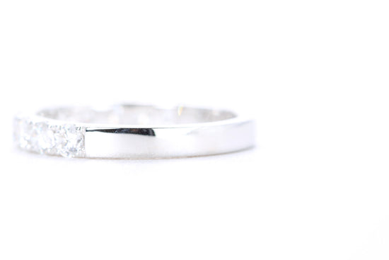 Micro Pavé Diamond Ring One Carat in White Gold