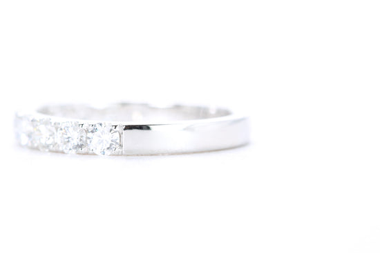 Micro Pavé Diamond Ring One Carat in White Gold