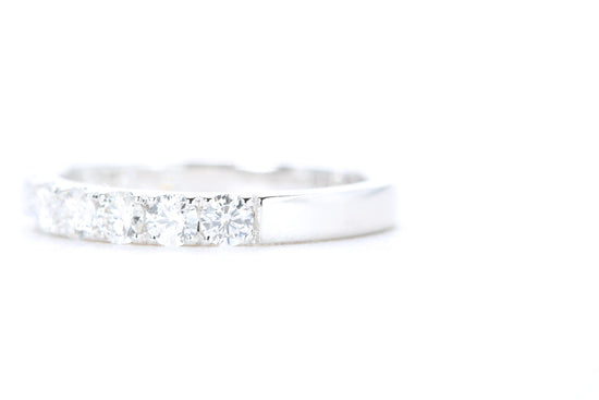 Micro Pavé Diamond Ring One Carat in White Gold