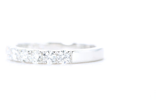 Micro Pavé Diamond Ring One Carat in White Gold