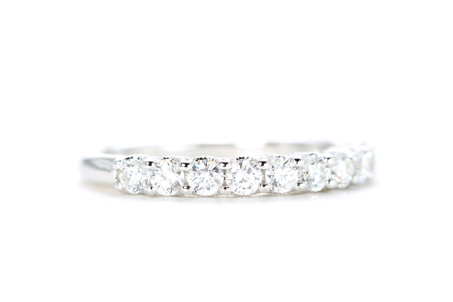 Milgrained Diamond Band