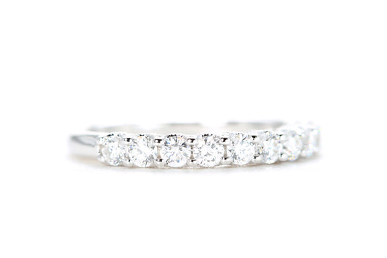 Milgrained Diamond Band