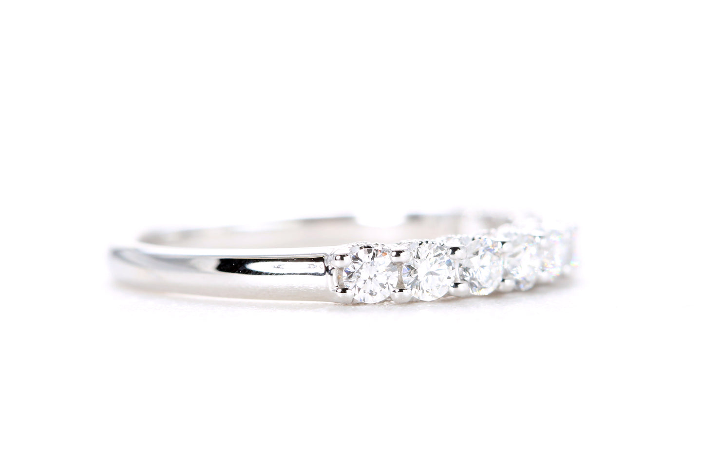 Milgrained Diamond Band