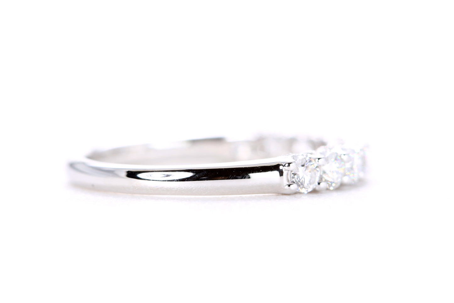 Milgrained Diamond Band