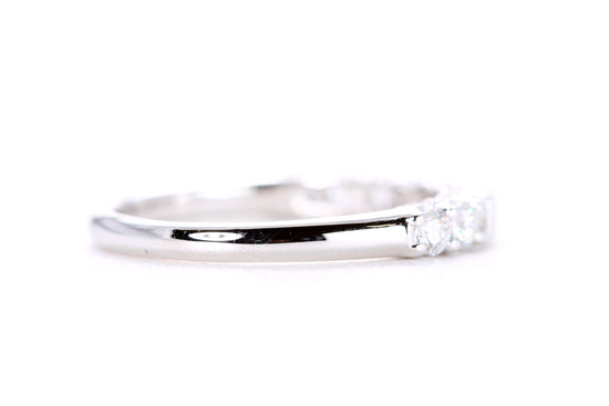 Milgrained Diamond Band