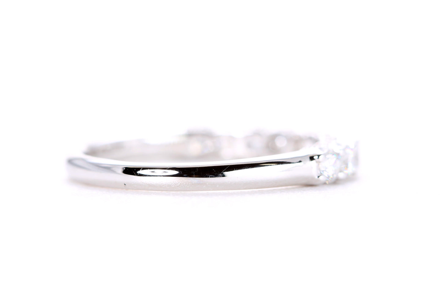Milgrained Diamond Band