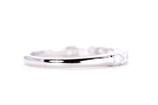 Milgrained Diamond Band