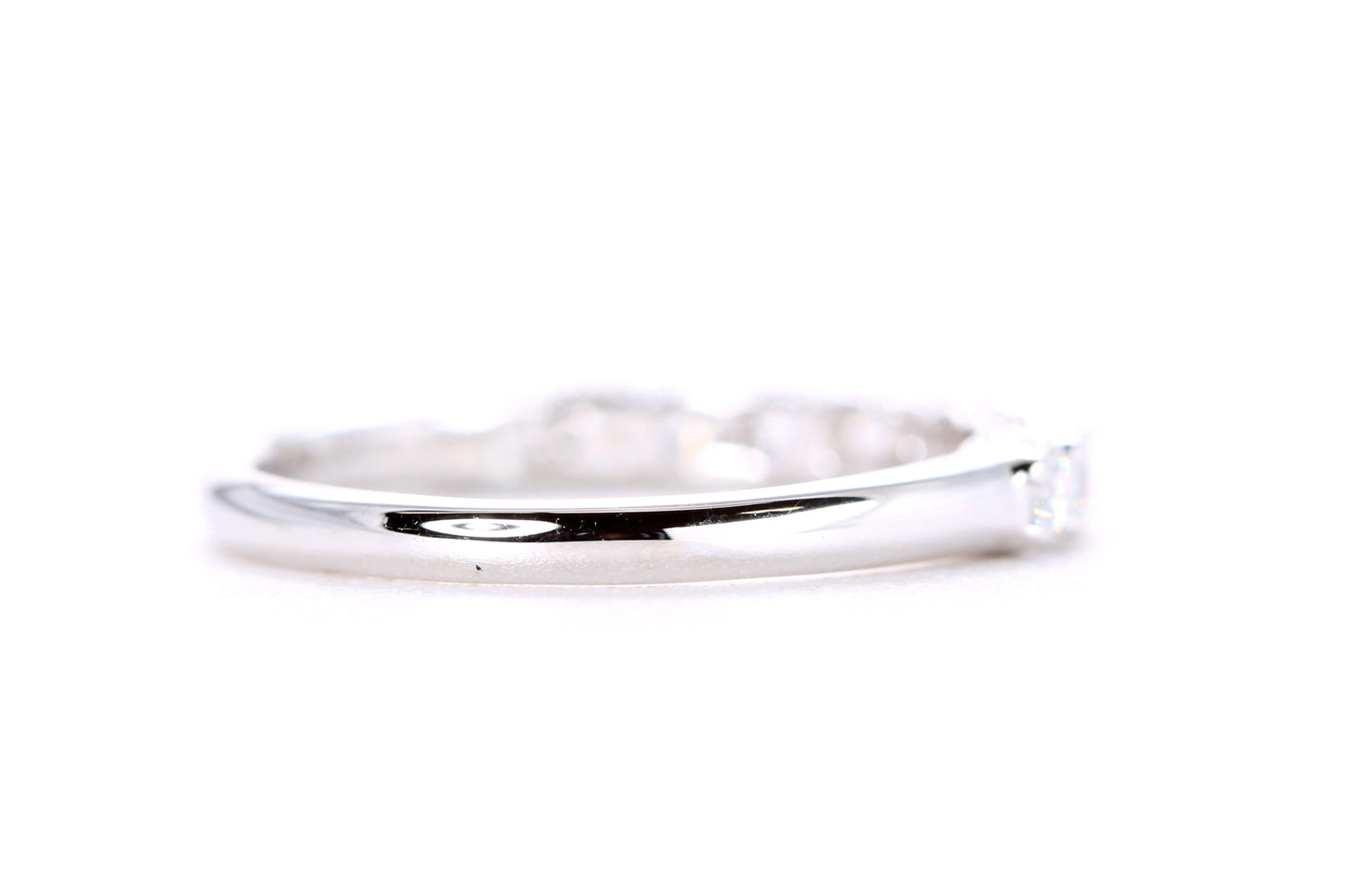 Milgrained Diamond Band