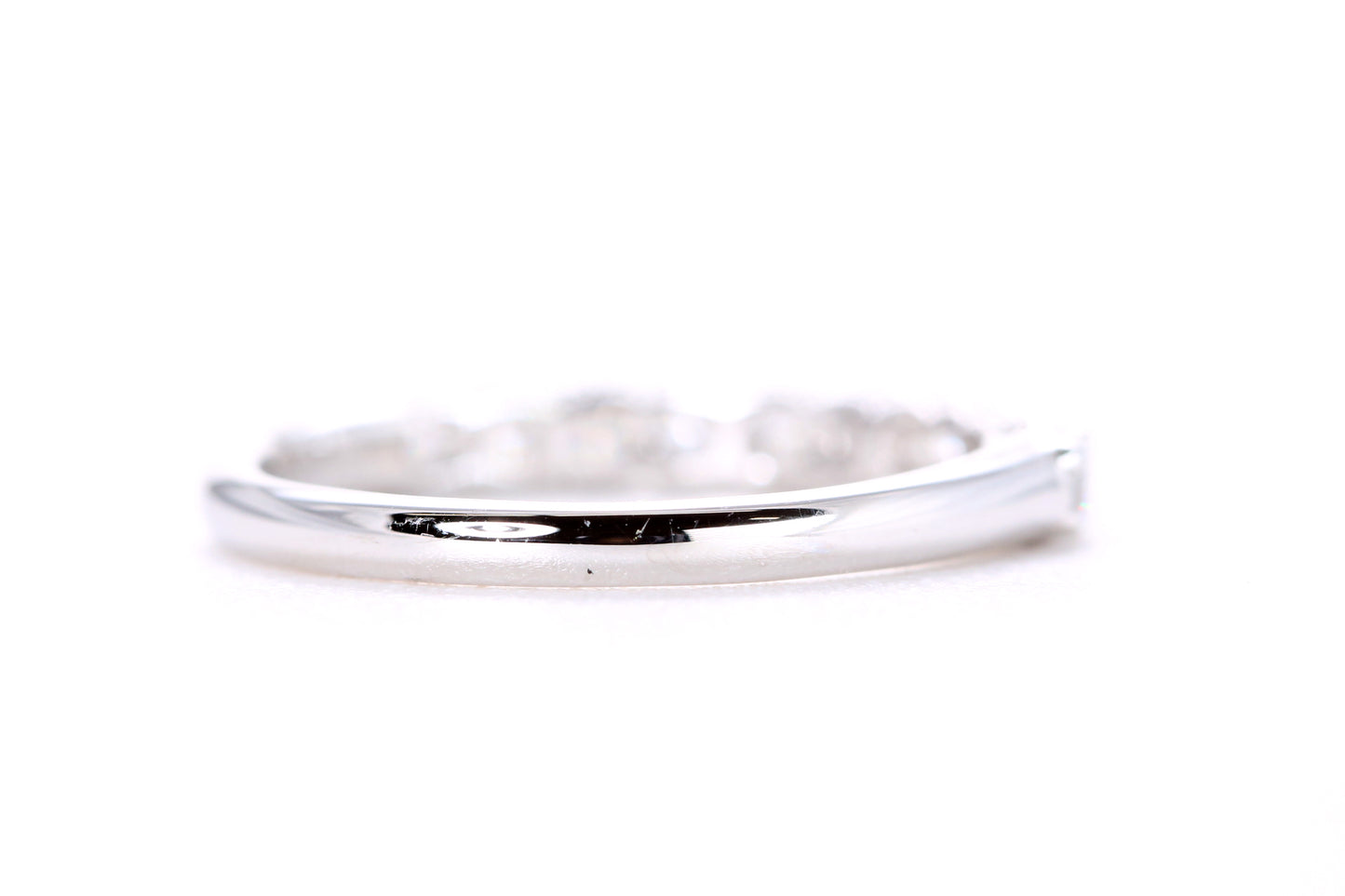 Milgrained Diamond Band