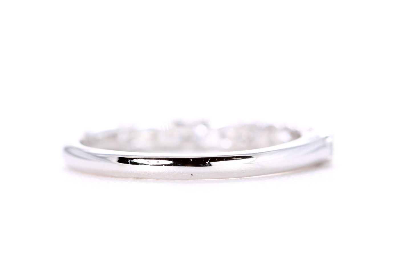 Milgrained Diamond Band